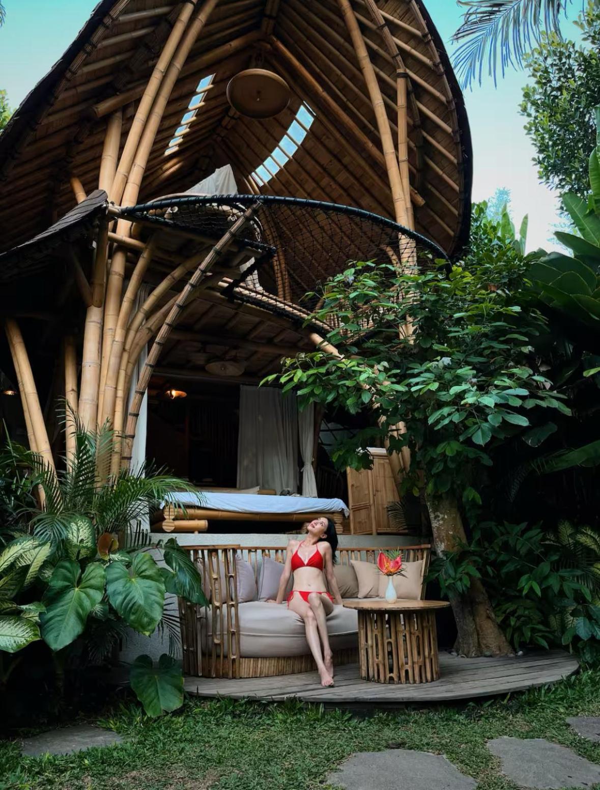 Вілла Wahem Eco Bamboo - Magical Bamboo House Убуд Екстер'єр фото