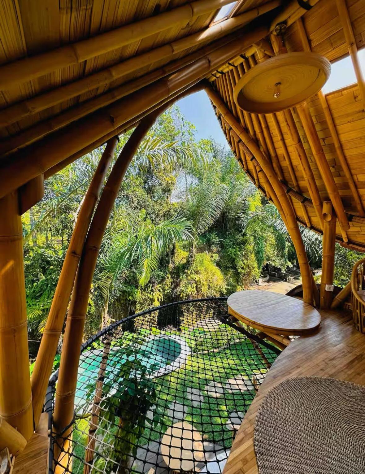 Вілла Wahem Eco Bamboo - Magical Bamboo House Убуд Екстер'єр фото