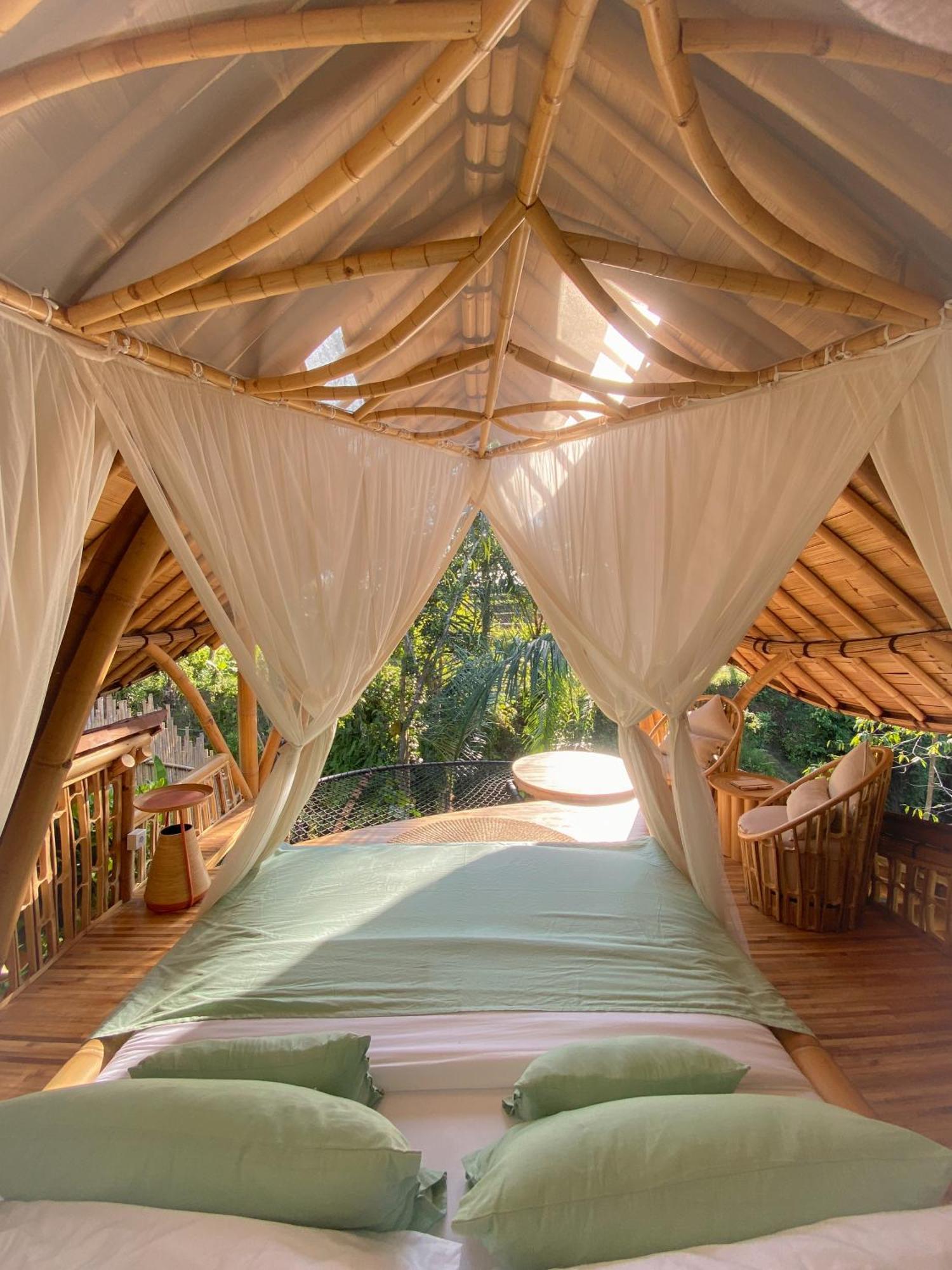 Вілла Wahem Eco Bamboo - Magical Bamboo House Убуд Екстер'єр фото