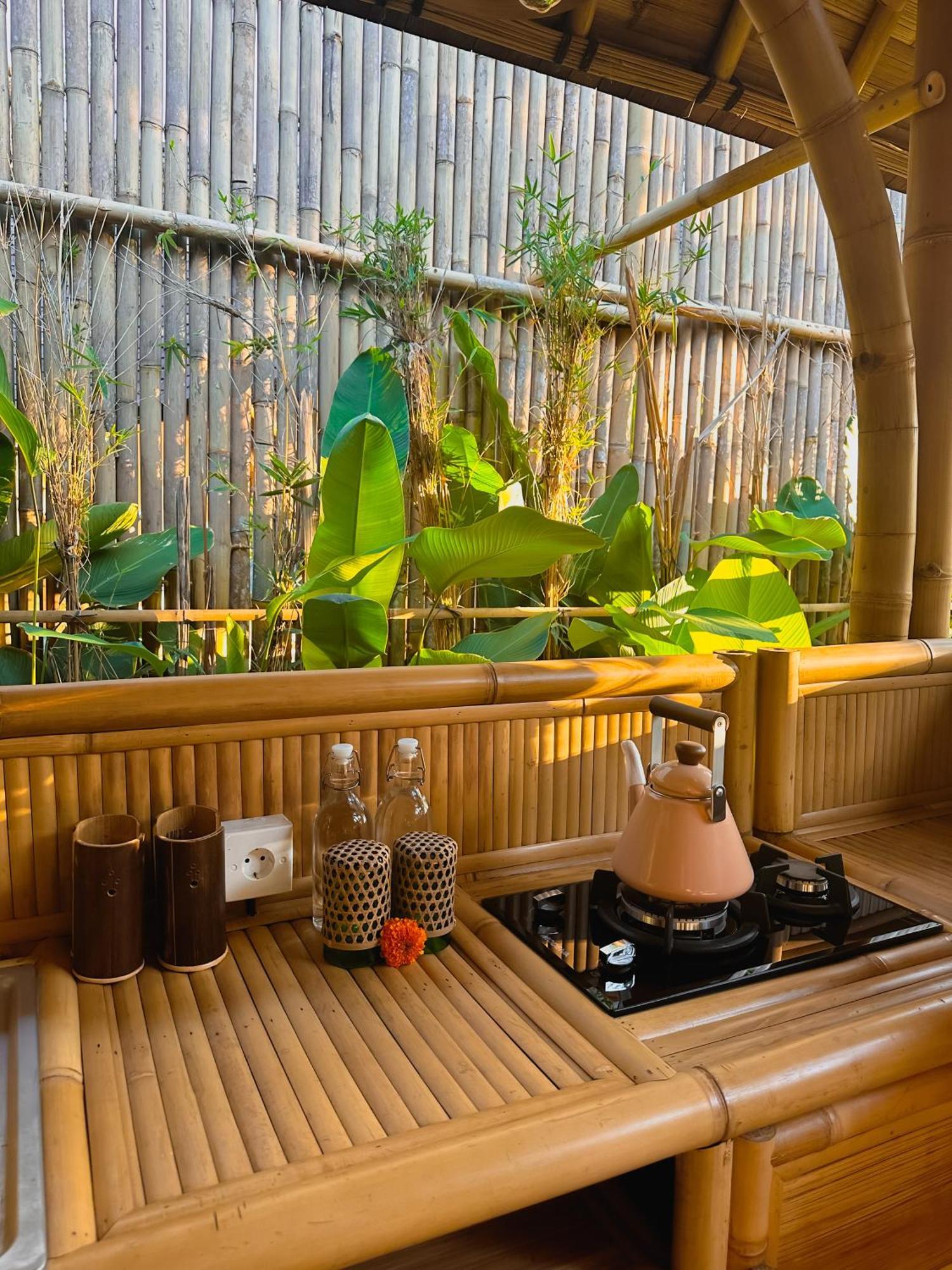 Вілла Wahem Eco Bamboo - Magical Bamboo House Убуд Екстер'єр фото