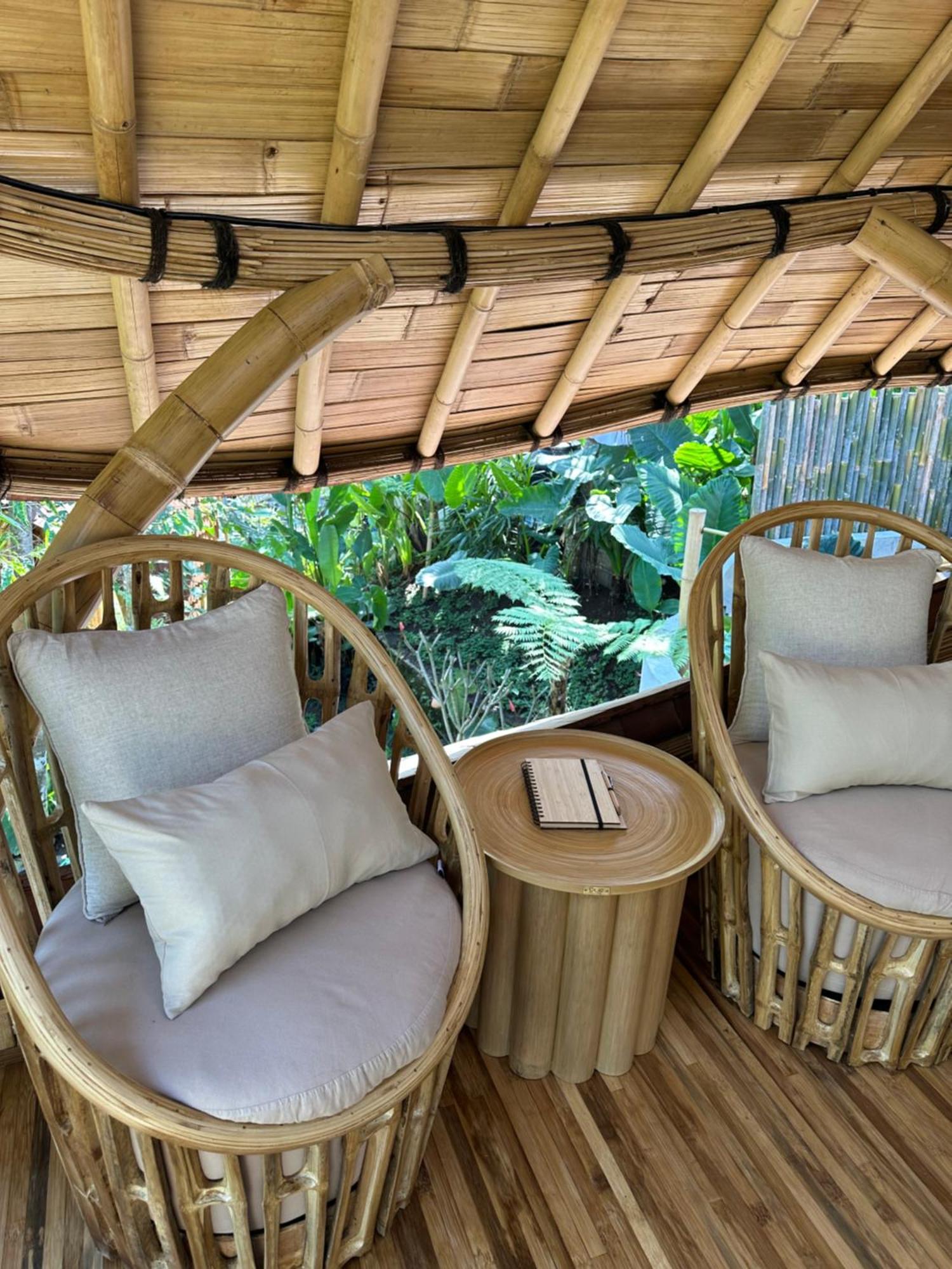 Вілла Wahem Eco Bamboo - Magical Bamboo House Убуд Екстер'єр фото