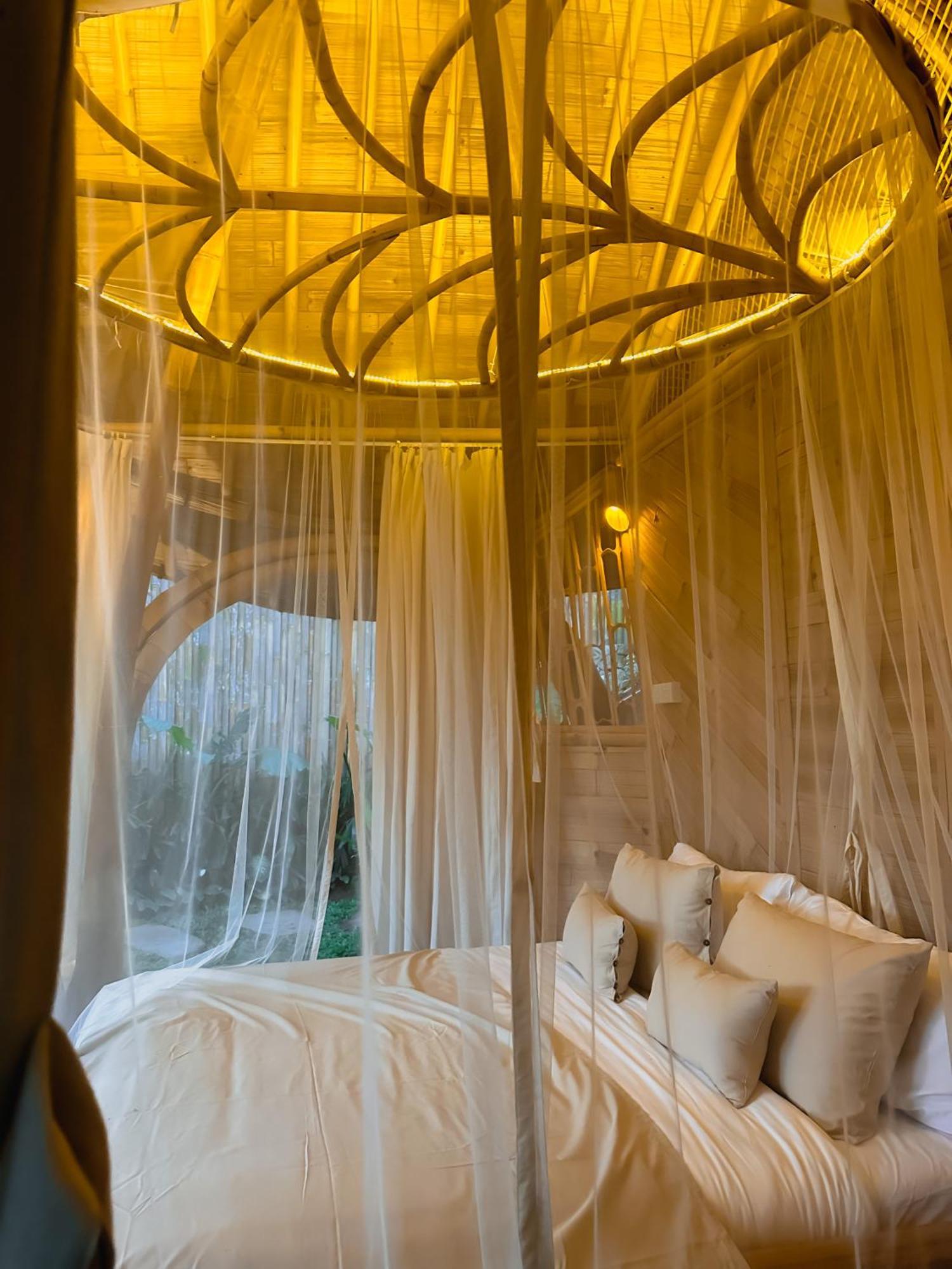 Вілла Wahem Eco Bamboo - Magical Bamboo House Убуд Екстер'єр фото