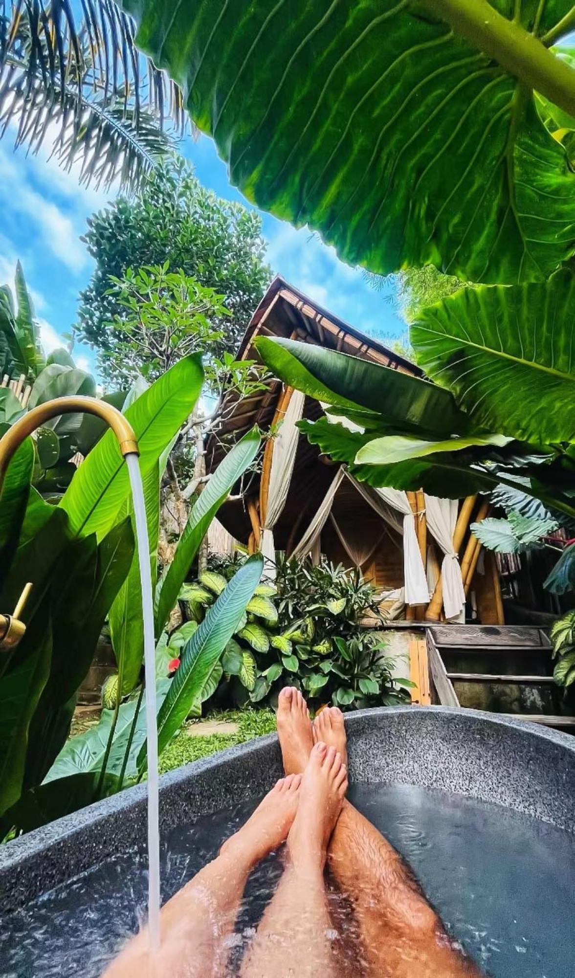 Вілла Wahem Eco Bamboo - Magical Bamboo House Убуд Екстер'єр фото